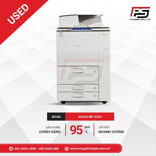 Ricoh Aficio MP 6503 Máy Photocopy Bãi Phú Sơn Group